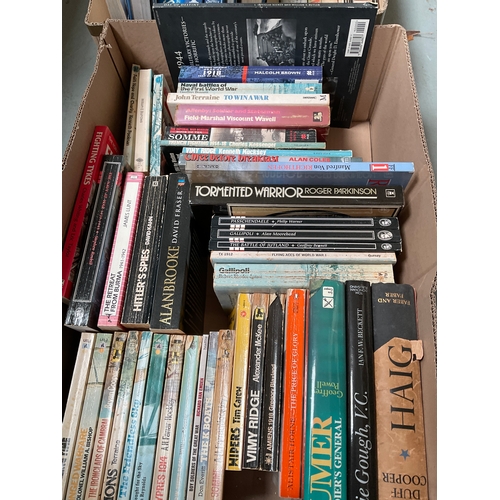 117 - THREE BOXES OF BOOKS