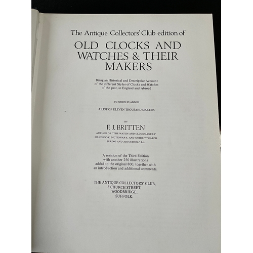 67 - 4 CLOCK REFERENCE BOOKS