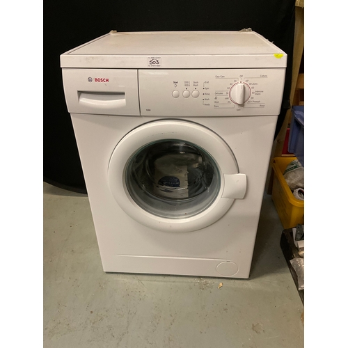 503 - BOSCH 1200 WASHING MACHINE