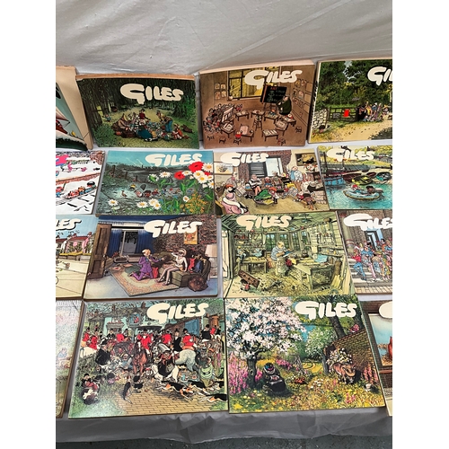 62 - LARGE COLLECTION OF VINTAGE GILES BOOKS (57)