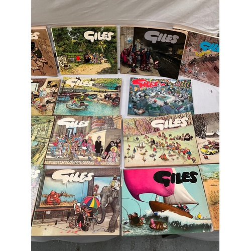 62 - LARGE COLLECTION OF VINTAGE GILES BOOKS (57)