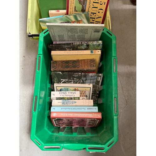 85 - 3 CRATES OF BOOKS ALL ON GARDENING