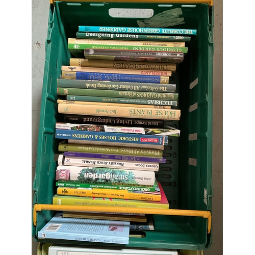 85 - 3 CRATES OF BOOKS ALL ON GARDENING