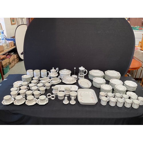 112 - LARGE ETERNAL BEAU DINNER,TEA AND COFFEE SET (DISHWASHER,OVEN,FREEZER AND MICROWAVE SAFE) 150 PIECES