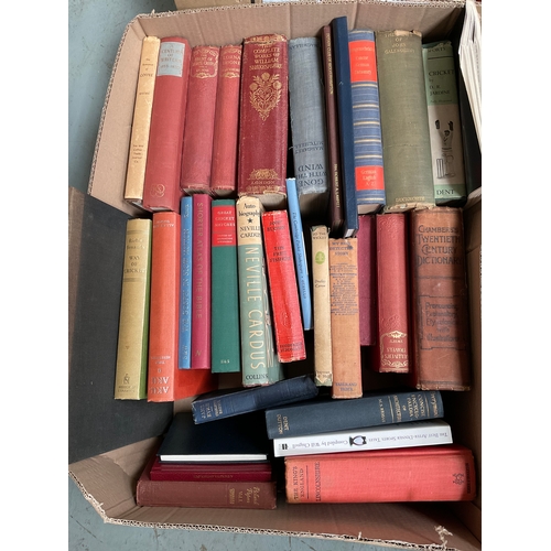 117 - 2 BOXES OF VINTAGE AND LATER BOOKS