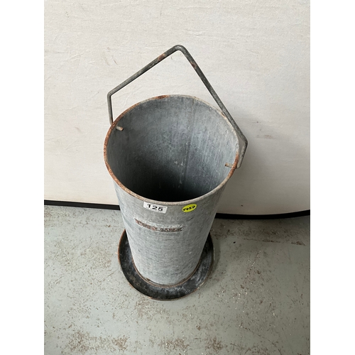 125 - VINTAGE GALVANISED CHICKEN FEEDER