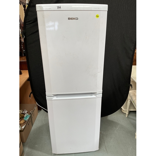 394 - BEKO FRIDGE FREEZER