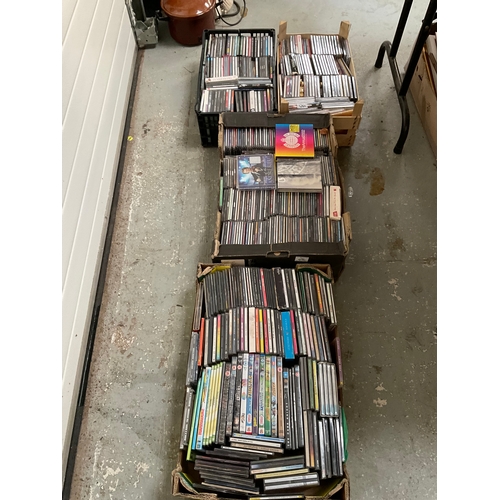 490 - 4 BOXES TO INCLUDE CD’S AND DVD’S