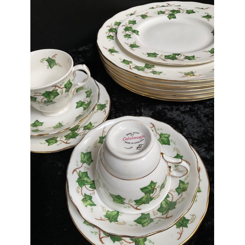 16 - 2 PART CHINA TEA SETS TO INCLUDE COLCLOUGH