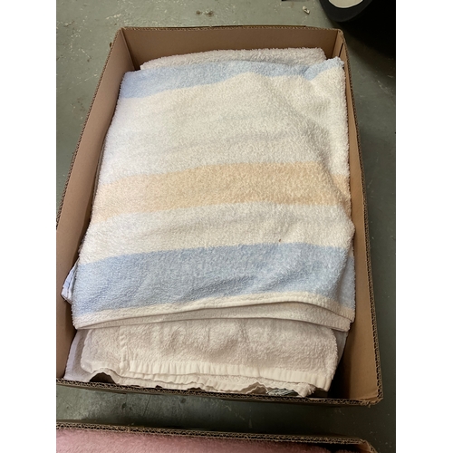 41 - FOUR BOXES OF TOWELS