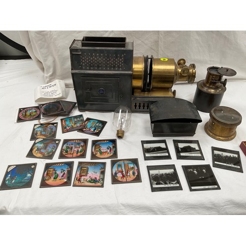 101 - VICTORIAN MAGIC LANTERN AND SLIDES