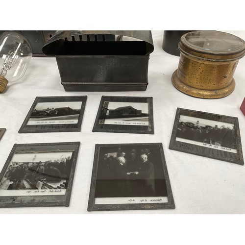 101 - VICTORIAN MAGIC LANTERN AND SLIDES