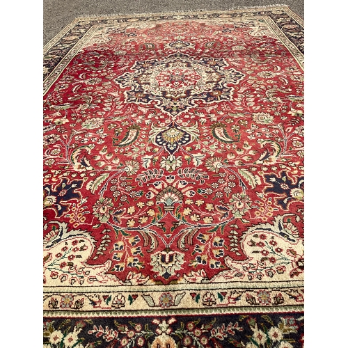 119 - VINTAGE  MULTI COLOURED PATTERNED CARPET 117” X 78”