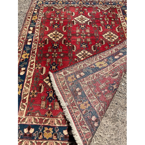 2 - VINTAGE PATTERNED CARPET 62” x 45”