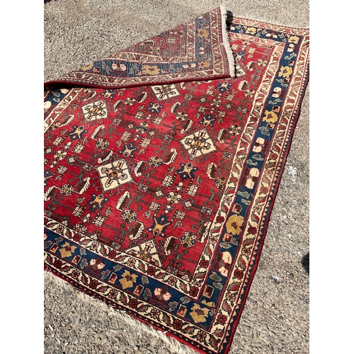 2 - VINTAGE PATTERNED CARPET 62” x 45”