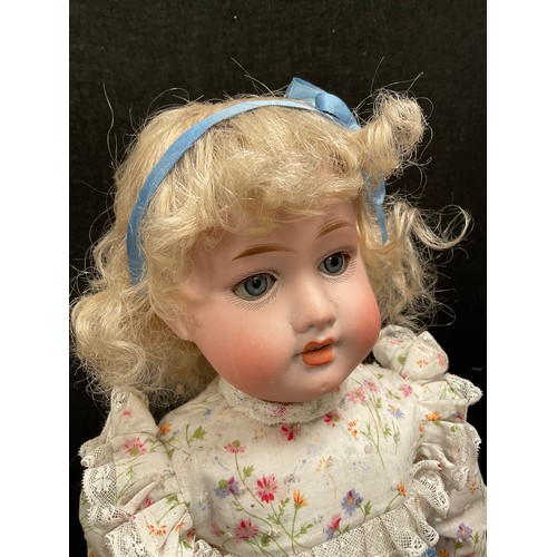 18 - CHINA COLLECTORS DOLL ON STAND H20”