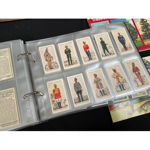 25 - CRATE OF CIGARETTE CARDS ALBUMS VARIOUS AGES AND SUBJECTS