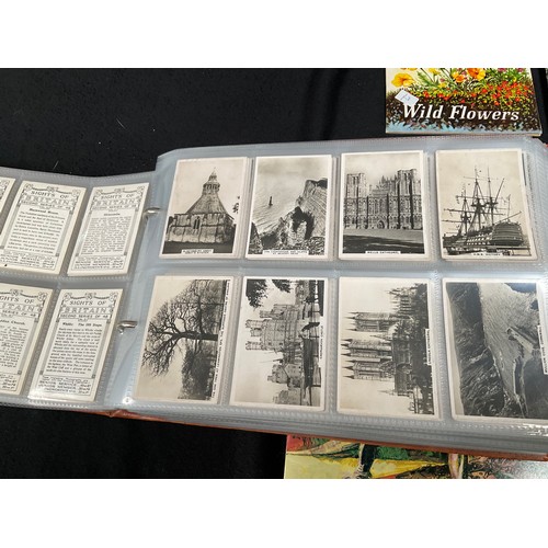 25 - CRATE OF CIGARETTE CARDS ALBUMS VARIOUS AGES AND SUBJECTS