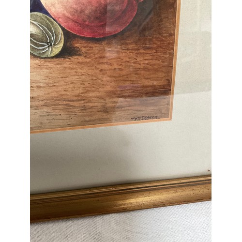 32 - PAIR OF STILL FRUIT FRAMED PICTURES 16” x 13”