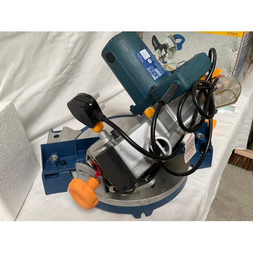 43 - ELECTRIC POWER CRAFT 1300W MITRE SAW WITH LASER (BOXED)