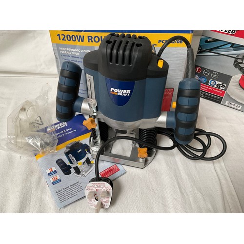 50 - ULTIMATE SPEED ELECTRIC POLISHER AND POWER CRAFT 1200W ROUTER