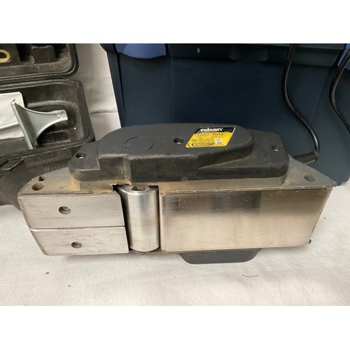 60 - ELECTRIC PLANER AND TOOL BOX