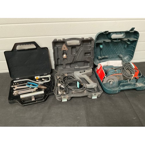 80 - ELECTRIC HOT AIR GUN,BLACK & DECKER ELECTRIC SANDER AND TOOL KIT