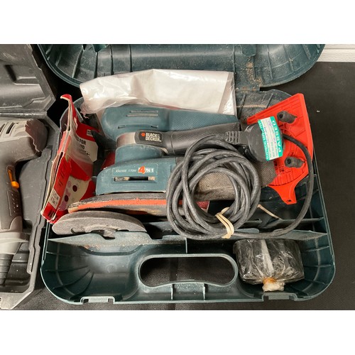 80 - ELECTRIC HOT AIR GUN,BLACK & DECKER ELECTRIC SANDER AND TOOL KIT