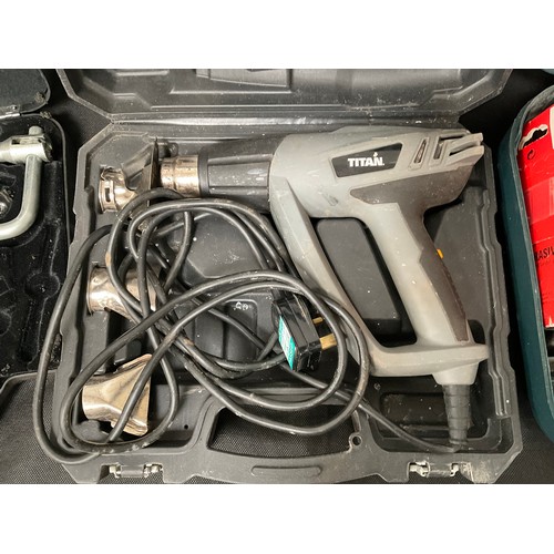 80 - ELECTRIC HOT AIR GUN,BLACK & DECKER ELECTRIC SANDER AND TOOL KIT