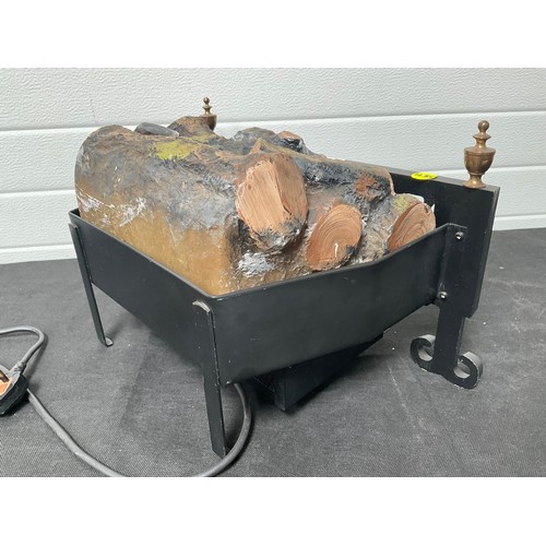 110 - ELECTRIC LOG EFFECT CONVECTOR HEATER