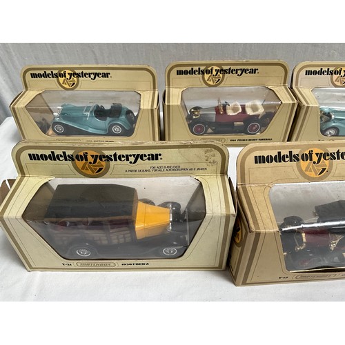 11 - ELEVEN BOXED YESTERYEAR MODELS OF VANS, CARS ETC