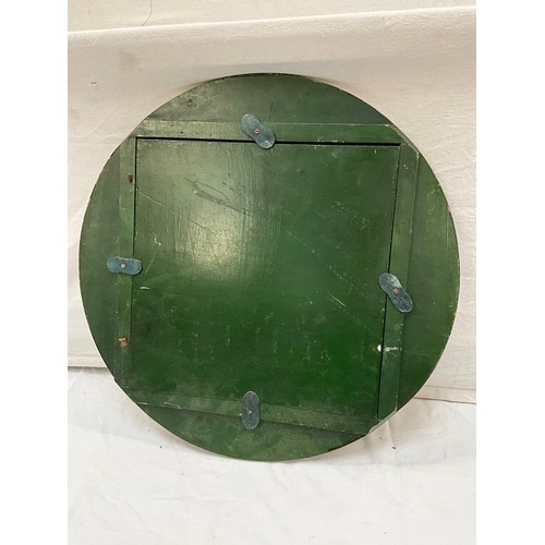 26 - BARGEWARE STYLE CIRCULAR WALL MIRROR DIA19”