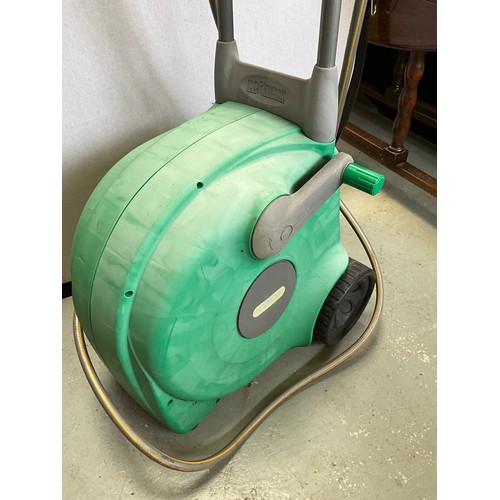 36 - PORTABLE HOZELOCK GARDEN HOSE ON REEL