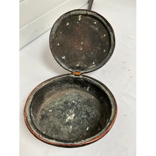 67 - GEORGIAN COPPER WARMING PAN