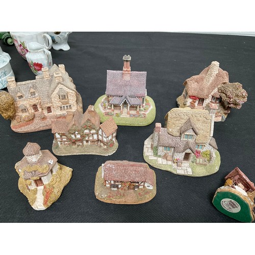 96 - BOX OF CHINA TO INCLUDE LILLIPUT LANE HOUSES ETC