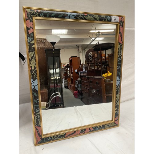 146 - 5 VARIOUS WALL MIRRORS TO INCLUDE ART DECO OVAL EXAMPLE