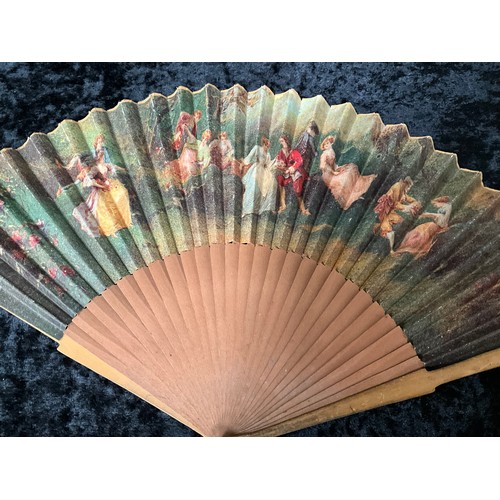 173A - 2 VINTAGE LADIES FANS