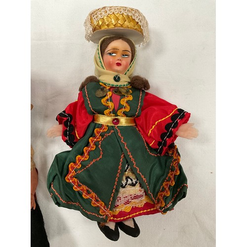 200 - THREE VINTAGE DOLLS OF THE WORLD, 1 MALTA AND 2 GERMAN