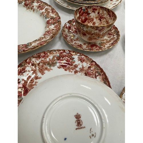 241 - 2 BOXES OF VICTORIAN CHINA TO INCLUDE COALPORT PART TEA AND DINNER SERVICE ETC