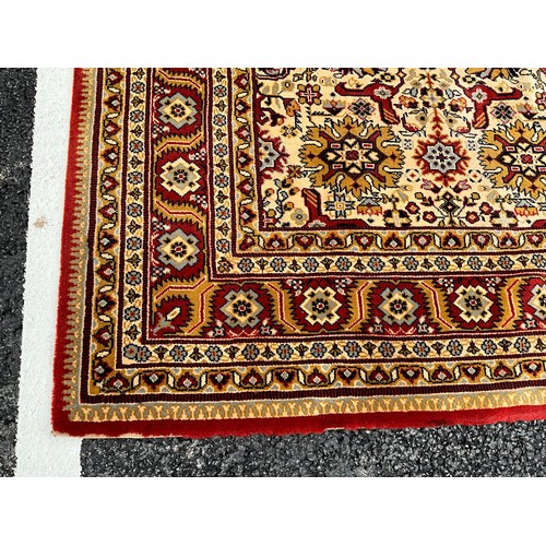 269 - VINTAGE MULTI COLOURED CARPET 158