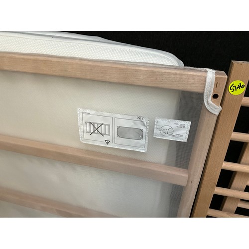 277 - IKEA COT AND MATTRESS AS NEW