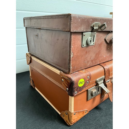 311 - TWO VINTAGE SUITCASES