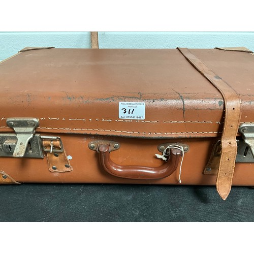 311 - TWO VINTAGE SUITCASES