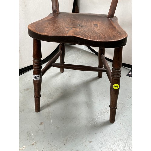 357 - VICTORIAN FARMHOUSE KITCHEN CHAIR