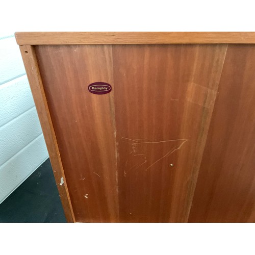 442 - BADGED REMPLOY WALL CABINET WITH 2 GLASS DOORS H18”W32”D12”