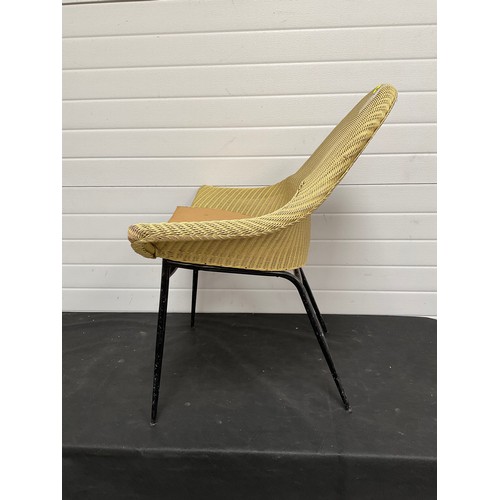 481 - RETRO LLOYD LOOM BEDROOM CHAIR