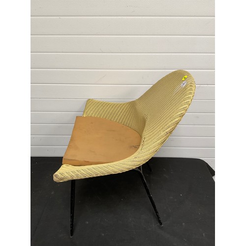 481 - RETRO LLOYD LOOM BEDROOM CHAIR