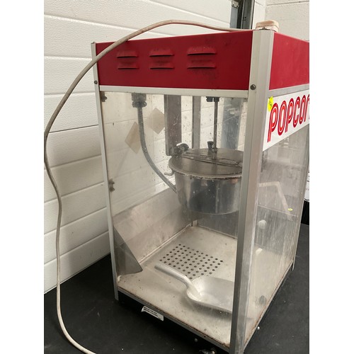 483 - VINTAGE ELECTRIC POP CORN MACHINE H29” W17” D18”