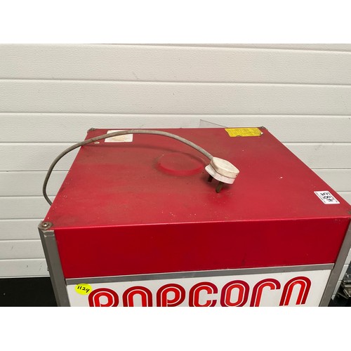 483 - VINTAGE ELECTRIC POP CORN MACHINE H29” W17” D18”