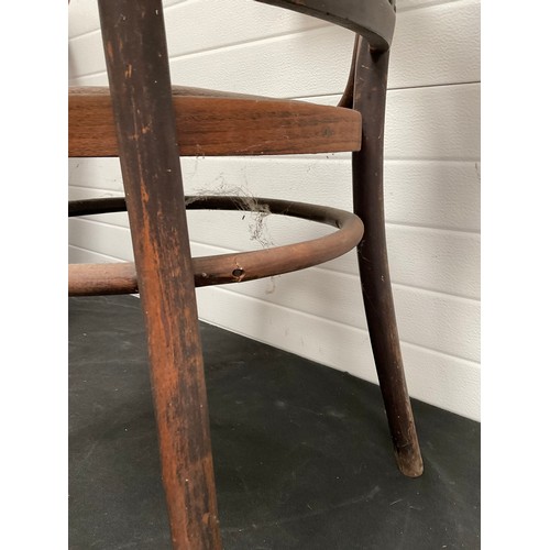 505 - VINTAGE BENTWOOD ARMCHAIR